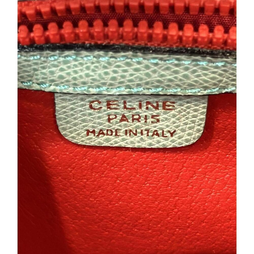 CELINE Handbag Shoulder Bag Green Leather - Picture 6 of 6